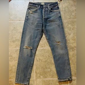 Liya High Rise Classic Fit Jeans In Sideline - Size 24